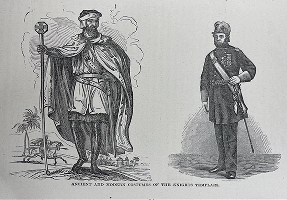 Ancient and Modern Costumes of Knights Templar Robert Macoy 1873 icon